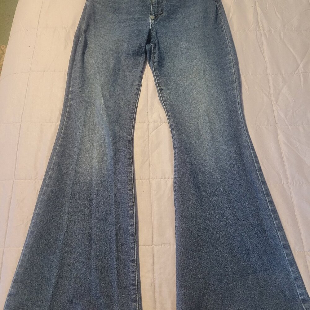 Lee Legendary Flare Mid-rise Jeans Inner Strength Blue Size 10M 33"